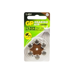 Bateria ZA312 GP 1,4V 7,9x3,6 blister