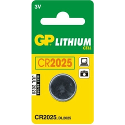 Baterie GP CR2025 165mAh 1 ks.