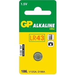 Baterie GP LR43 70mAh 1 ks.