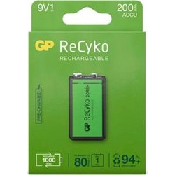 Baterie GP ReCyko 9V Blok 200mAh 1 ks.