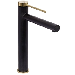 Baterie pentru lavoar Rea Grip Black Gold High