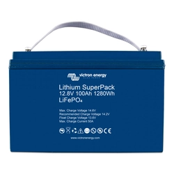 Baterie Victron Energy Lithium SuperPack 12,8V/100Ah LiFePO4.
