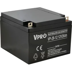 Baterie VPRO VPRO 12V/26Ah