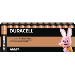 Baterii Duracell de bază AAA/LR3 Blister 24 bucăți