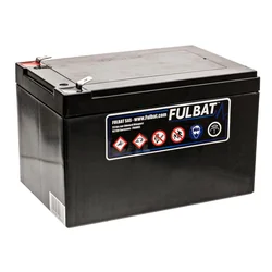 Batteria 12Ah FULBAT FP12-12 AGM /151x98x101/ esente da manutenzione 590033