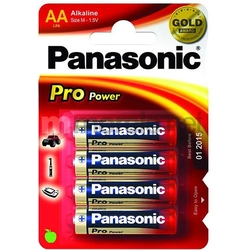 Batteria AA Panasonic Pro Power / R6 4 pz.