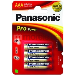 Batteria AAA Panasonic Pro Power / R03 4 pz.