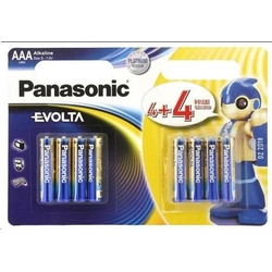 Batteria Panasonic Evolta AAA / R03 8 pz.