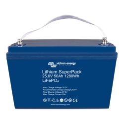 Batteria Victron Energy Lithium SuperPack 25,6V/50Ah LiFePO4.