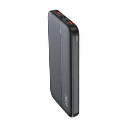 Batterie externe à chargement rapide - 10000mAh - Noir - Numéro de modèle : - VT-10000-B