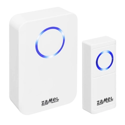 Battery wireless doorbell, CLASSIC II, range 100 meters TYPE:ST-911, white