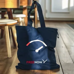 Bawełniana Torba "Free Now" - farve granatowy