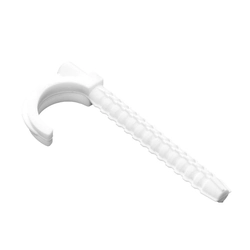 Saddle clamp (pipe/cable) Pawbol H.7332 Single-lobe clamp Plastic White