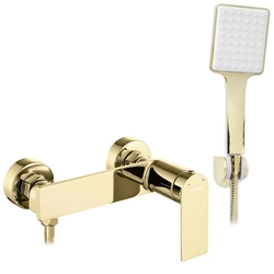 Shower faucet with REA STORM gold handset