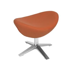 Jajo Soft footstool wool orange JA-2717