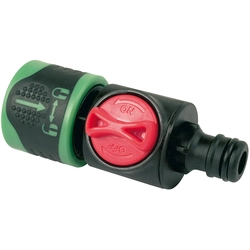 AquaStar connector with manual valve and disconnection safety device AQ23623