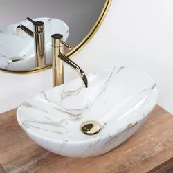 REA Royal Mini Aiax Shiny countertop washbasin