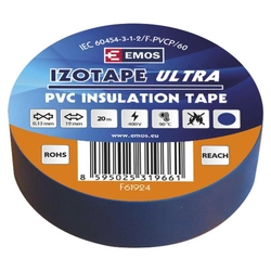 Emos Izolačná páska PVC 19mm / 20m modrá F61924