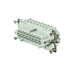 Contact insert for rectangular connectors Weidmüller 1207700000 Bus Thermoplastic 3 Screw connection Silver