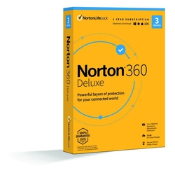 NORTON 360 DELUXE 25GB +VPN 1 UŽIVATEL PRO 3 ZAŘÍZENÍ NA 12 MĚSÍCŮ - BOX