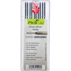 Lead set for deep hole marker Pica-Dry Graphite Pica