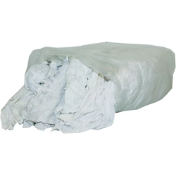 Tricot cleaning rag white 10kg TW