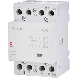 Modular contactor 40A 4 make contacts (3 modules 4biegunowy) R 40-40 230V