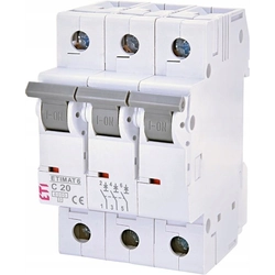 AC circuit breaker ETI 3P B40A 6kA