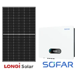 Beállítás 19,68 kW SOFAR 20KTL-X-G3 + 48*LONGI 410W Fekete keret