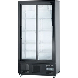 Refrigerator for 500 l bottles. Sliding door
