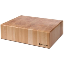 Beech butcher block 50x40x15 cm | Hendi 505632