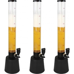 Beer tower set, 3 pcs, 3500 ml