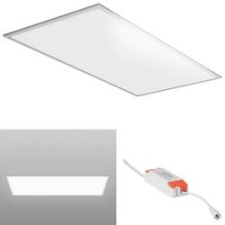 Surface-mounted LED ceiling panel 6000K 7200 lm 100 lm / W 72 W 120x60 cm