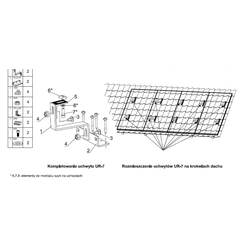 BEFESTIGUNG D-017 2 DACHGRIFFE KLICKEN