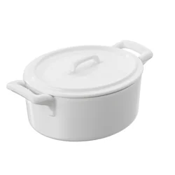 Belle cuisine blanche pot with lid white