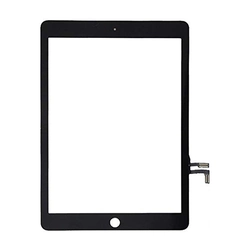 Beröringskänslig surfplatta i glas iPad 5 2017 svart ORG