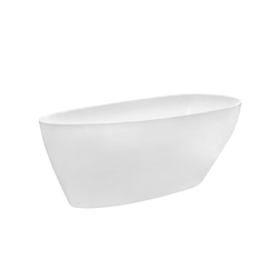 Besco Goya Freestanding Bathtub 160 in a chrome click-clack set - ADDITIONALLY 5% DISCOUNT ON CODE BESCO5