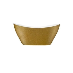 Besco Goya Glam freistehende Badewanne 140 XS Gold – zusätzlicher 5% RABATT mit Code BESCO5