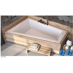 Besco Intima Duo Slim asymmetric bathtub, 170 cm, left