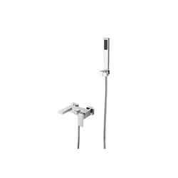 Besco Modern / Varium chrome wall-mounted bathtub faucet - ADDITIONALLY 5% DISCOUNT FOR CODE BESCO5