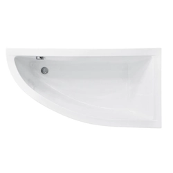 Besco Praktika asymmetrisk badekar 150x70 højre - YDERLIGERE 5% RABAT FOR KODE BESCO5