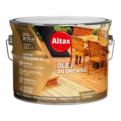 Безцветно масло за дърво Altax 2,5L