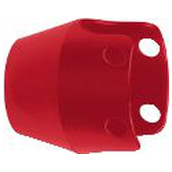 Bezpečnostní kryt tlačítka Schneider Electric fi40 červený, uzamykatelný visacím zámkem (ZBZ1604)