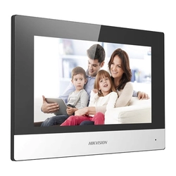 Безжичен TCP/IP видео домофонен монитор, Touch Screen TFT LCD 7inch - HIKVISION