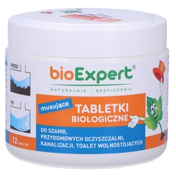 Biologiset tabletit 12 kpl saostussäiliöihin ja kotitalouksien jätevedenpuhdistamoihin