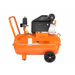 Bisonte SF020-050 electric piston compressor Intake air: 187 l/min | 50 l | 8 bar | Oil lubricated | 230 V