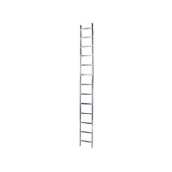 Bisonte steunladder 13 graad | 3,59 m | Aluminium