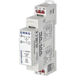 Бістабільне монтажне реле Orno 24 VAC/DC, 16A