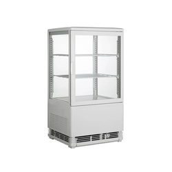 Βιτρίνα ζαχαροπλαστικής ψυγείου, λευκή RT-58L