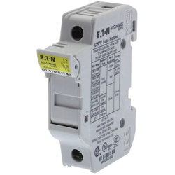 biztosíték alap,32 A, DC 1000 V,10 x 38 mm, gPV,1P, UL, IEC, DIN sín